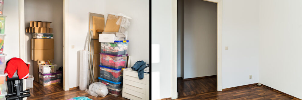 junk removal services before & after